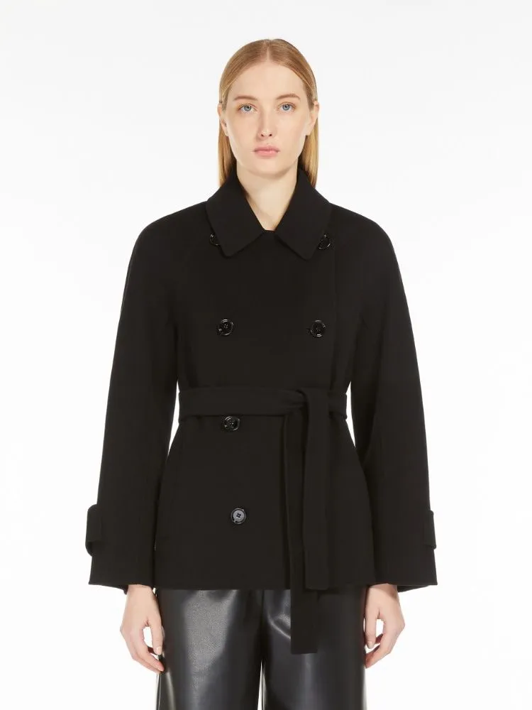 LOUIS SHORT COAT BLACK