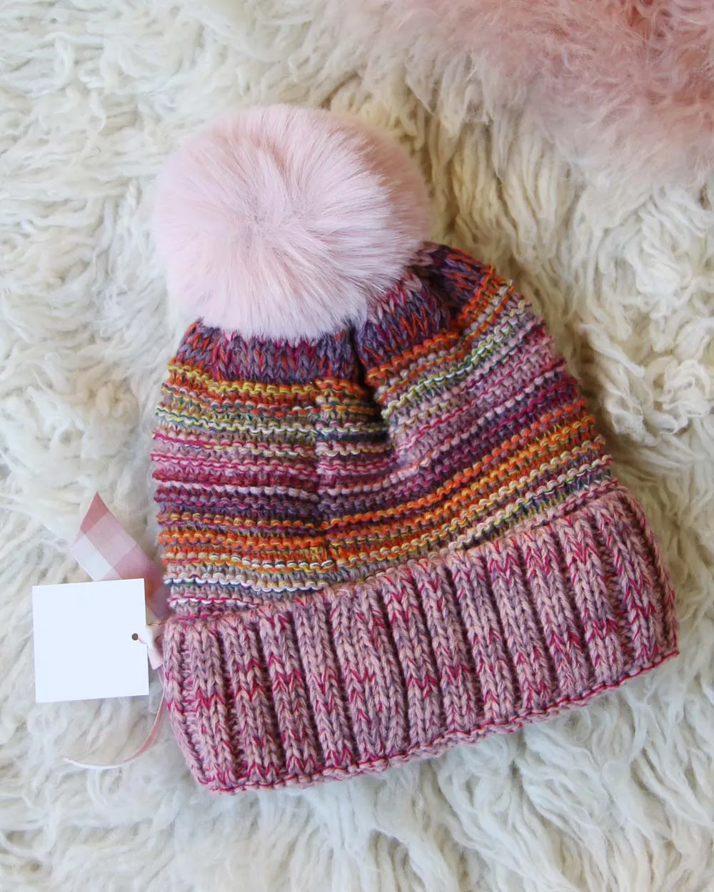 Marbled Knit Beanie