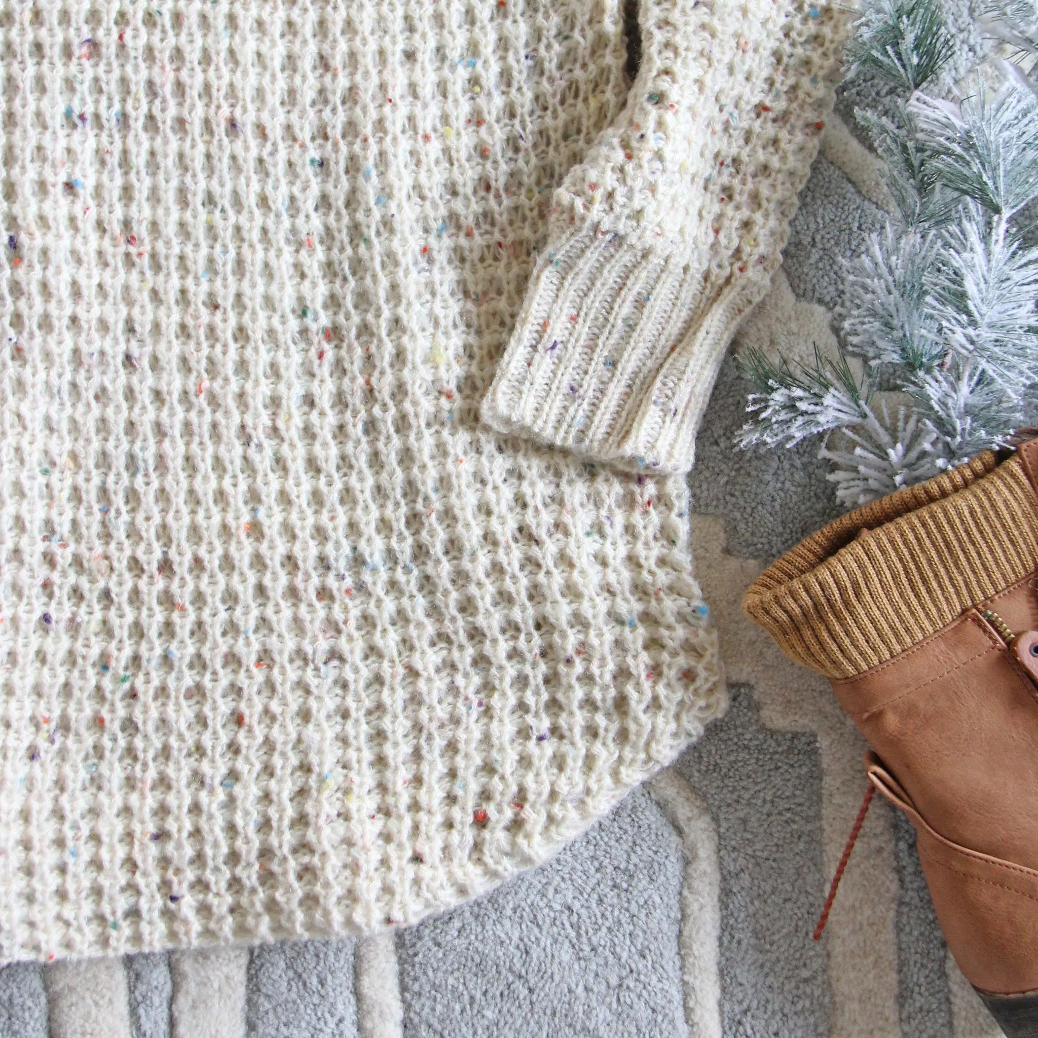 Marlow Knit Sweater Dress in Sand