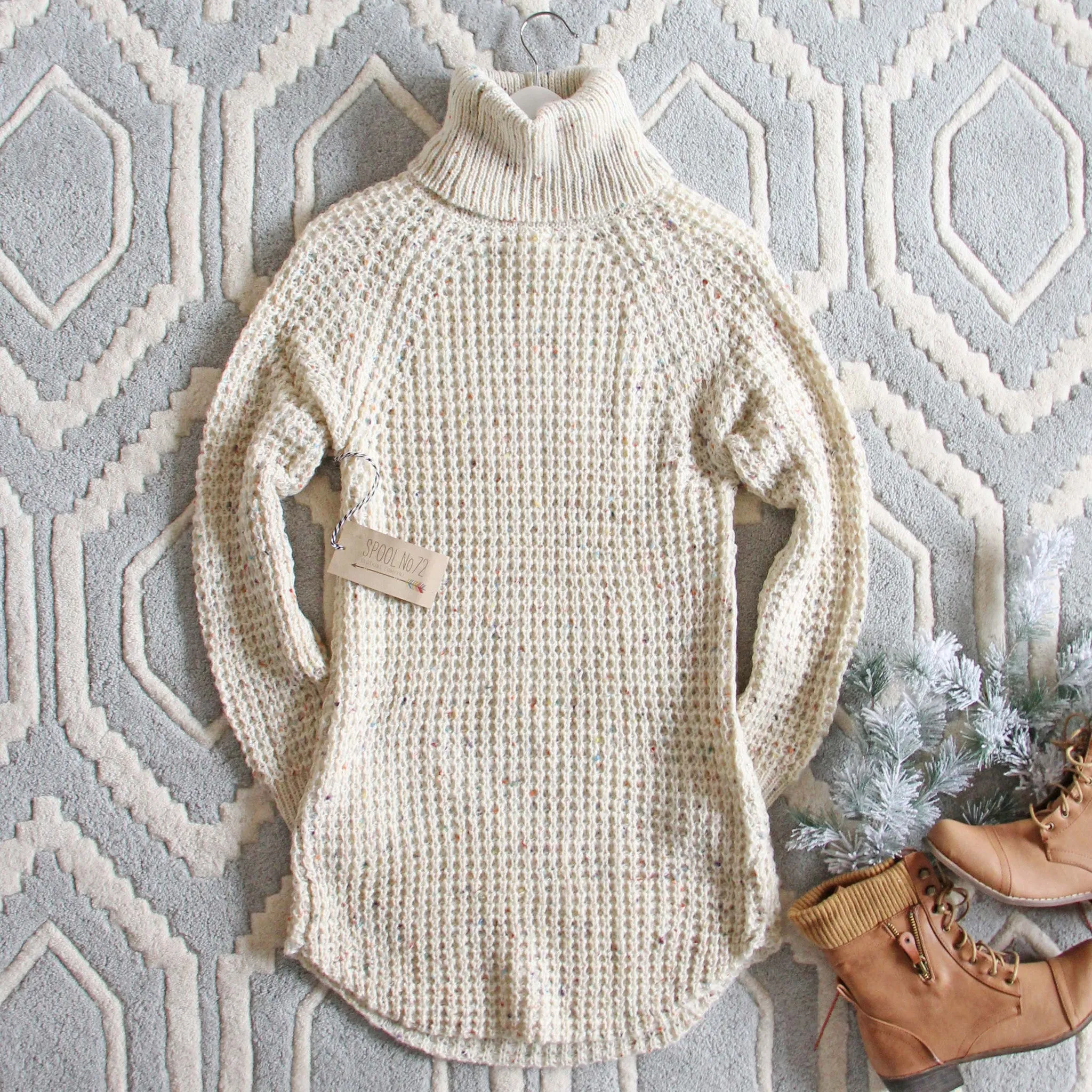 Marlow Knit Sweater Dress in Sand