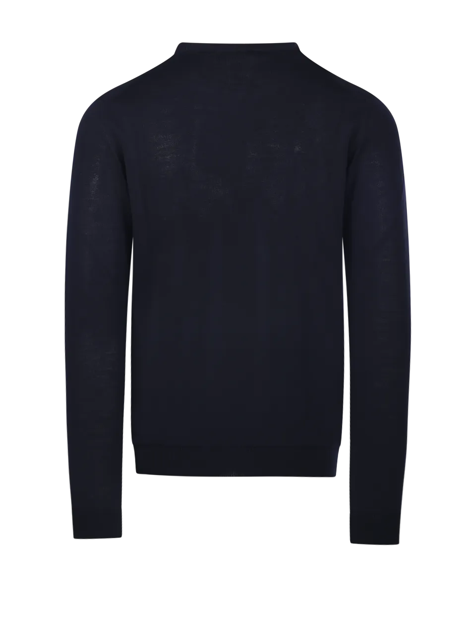 MEN ROBERTO COLLINA DARK BLUE MERINOS WOOL SWEATER