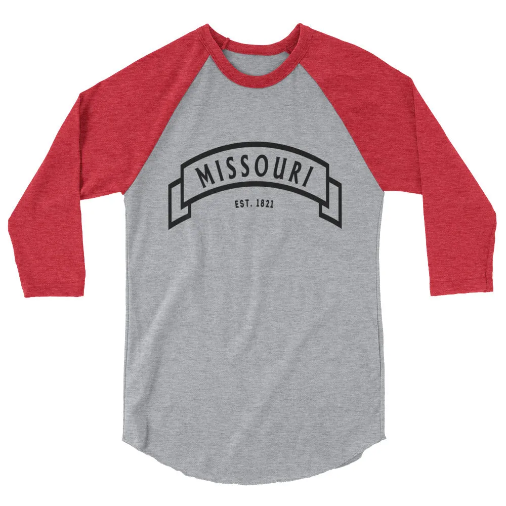 Missouri - 3/4 Sleeve Raglan Shirt - Established