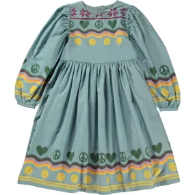 Molo Cilja Cotton Dress, Blue