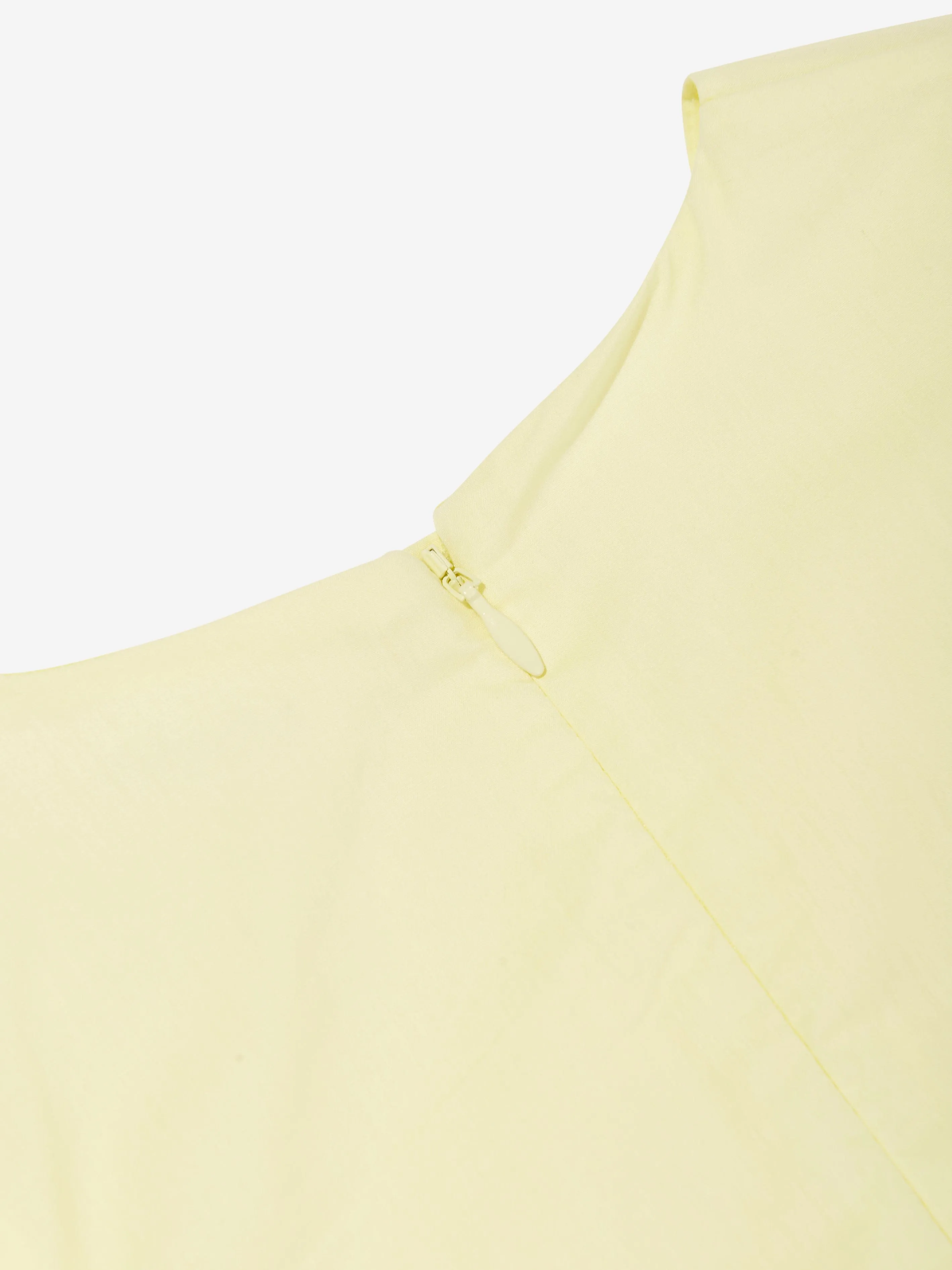 Molo Girls Frilled Dress in Yellow