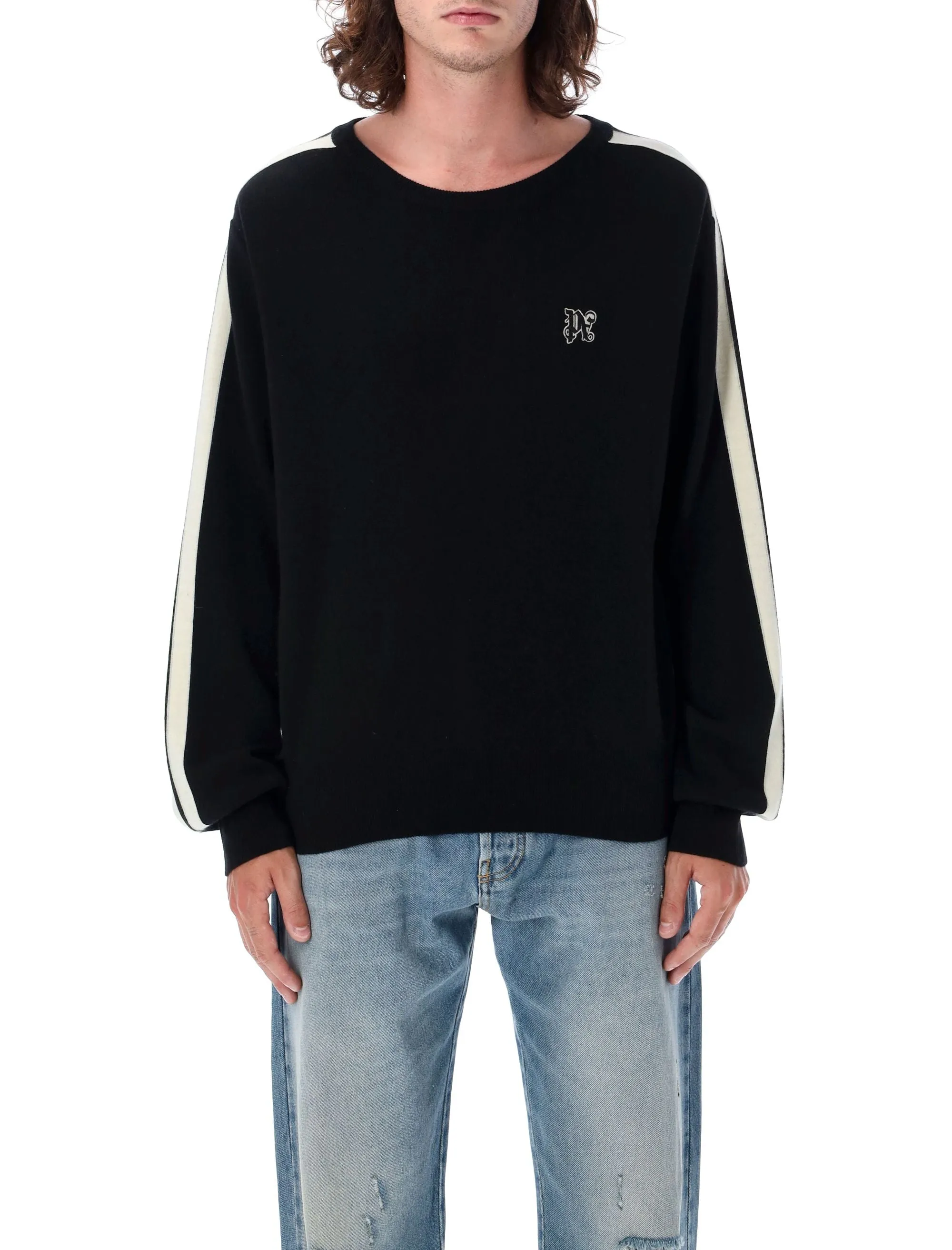 PA MONOGRAM TRACK SWEATER