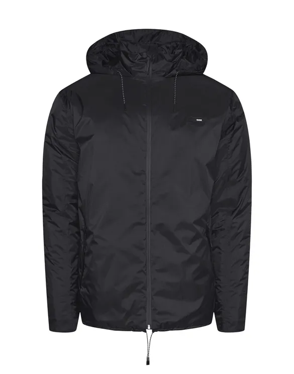 Padded Nylon Jacket Black Jope | Rains | WATCH WEAR