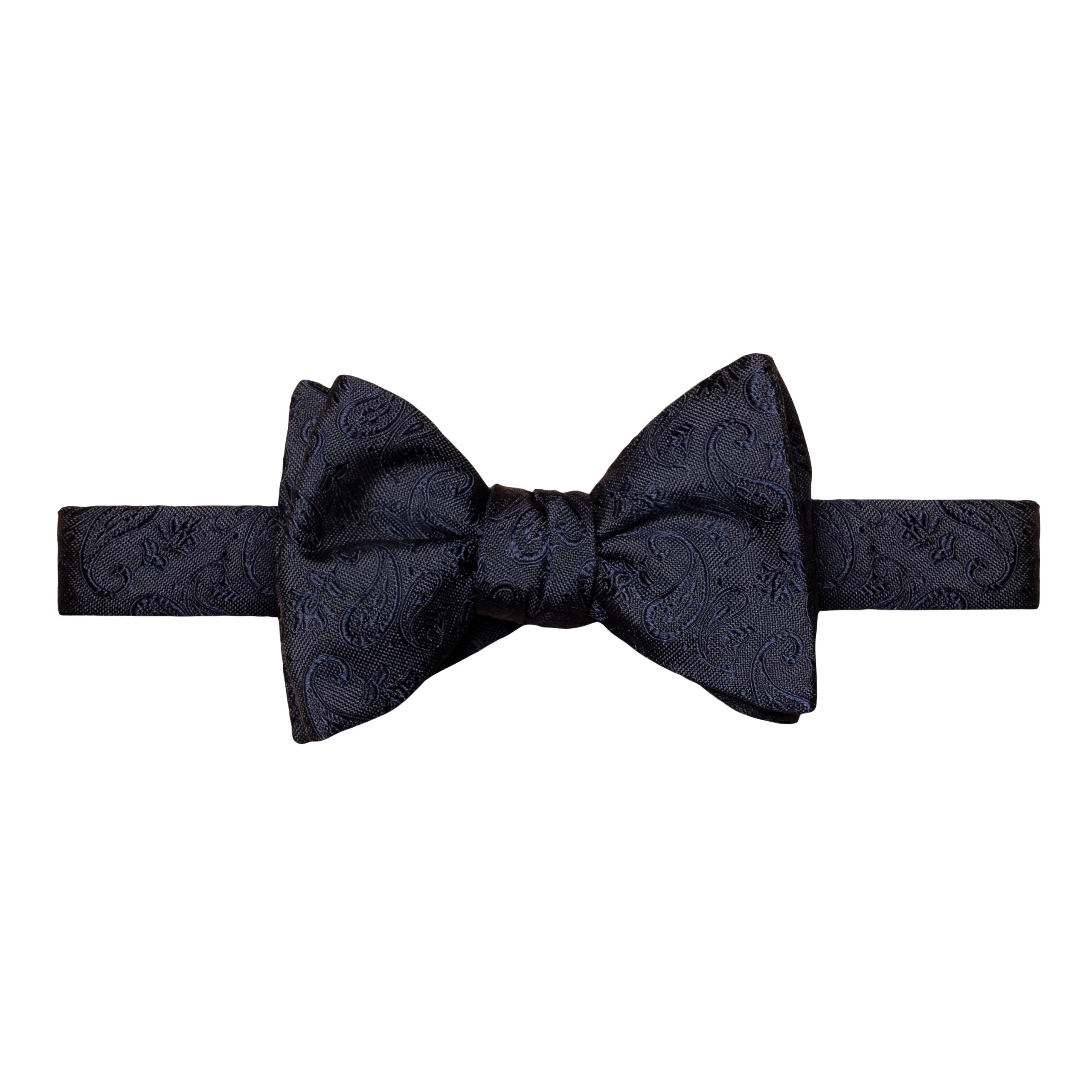 Paisley Silk Bow Tie - Ready Tied