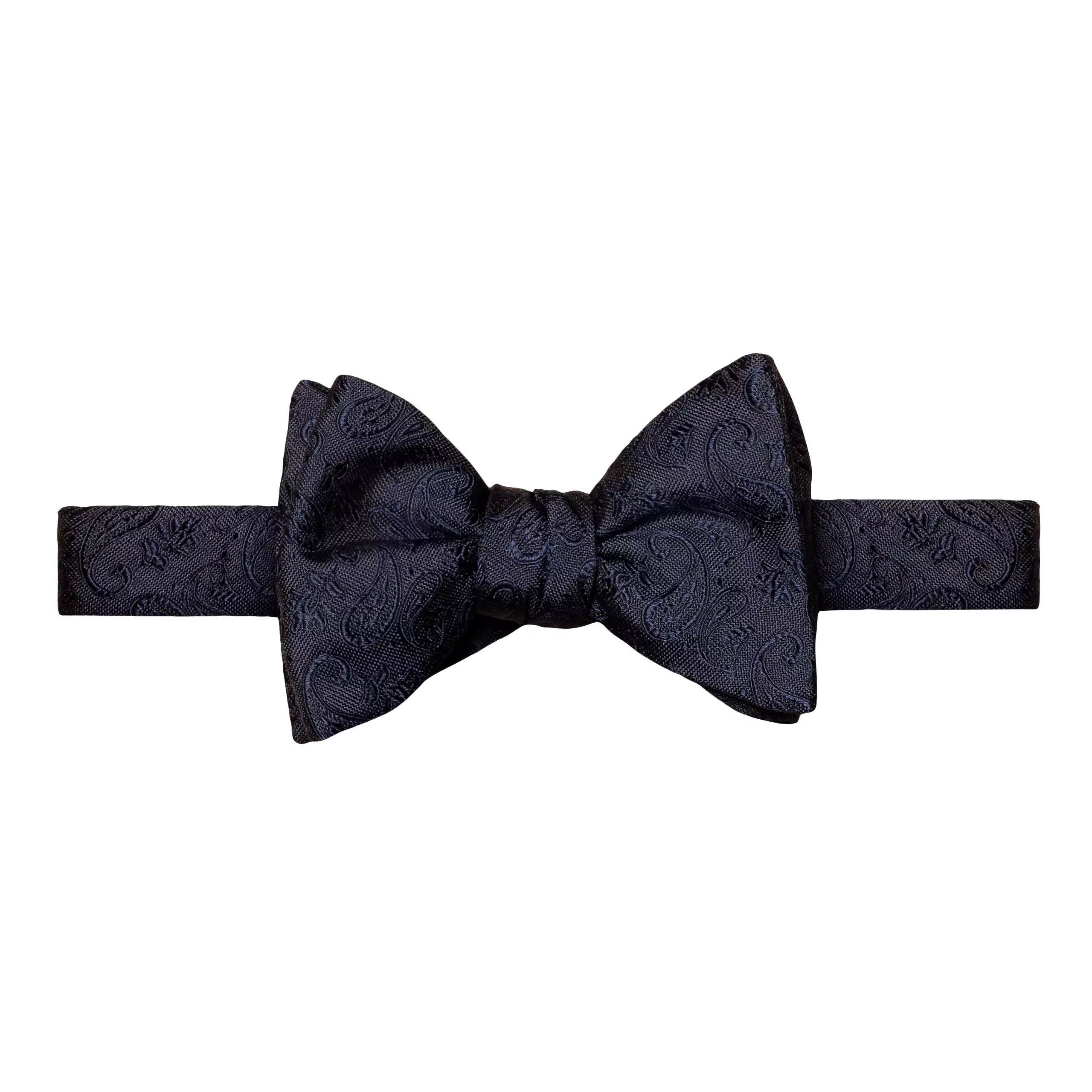 Paisley Silk Bow Tie - Ready Tied