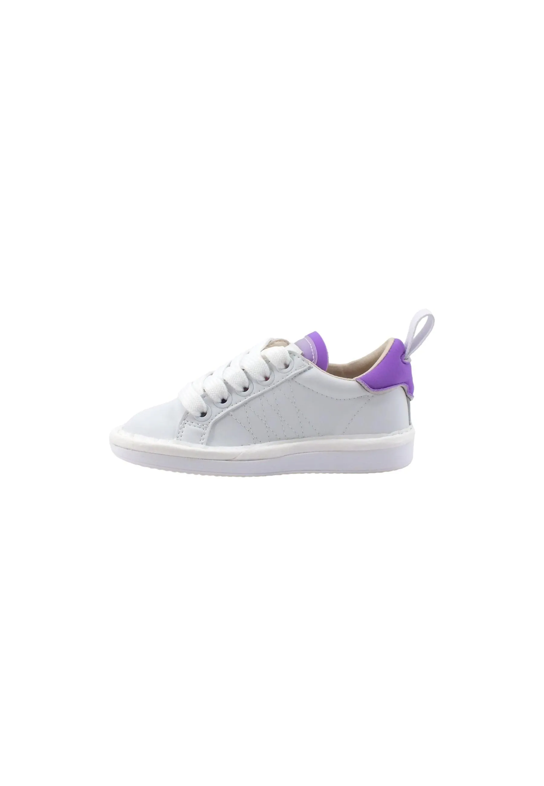 PAN CHIC Sneaker Bambino White Violet P01B00300260016