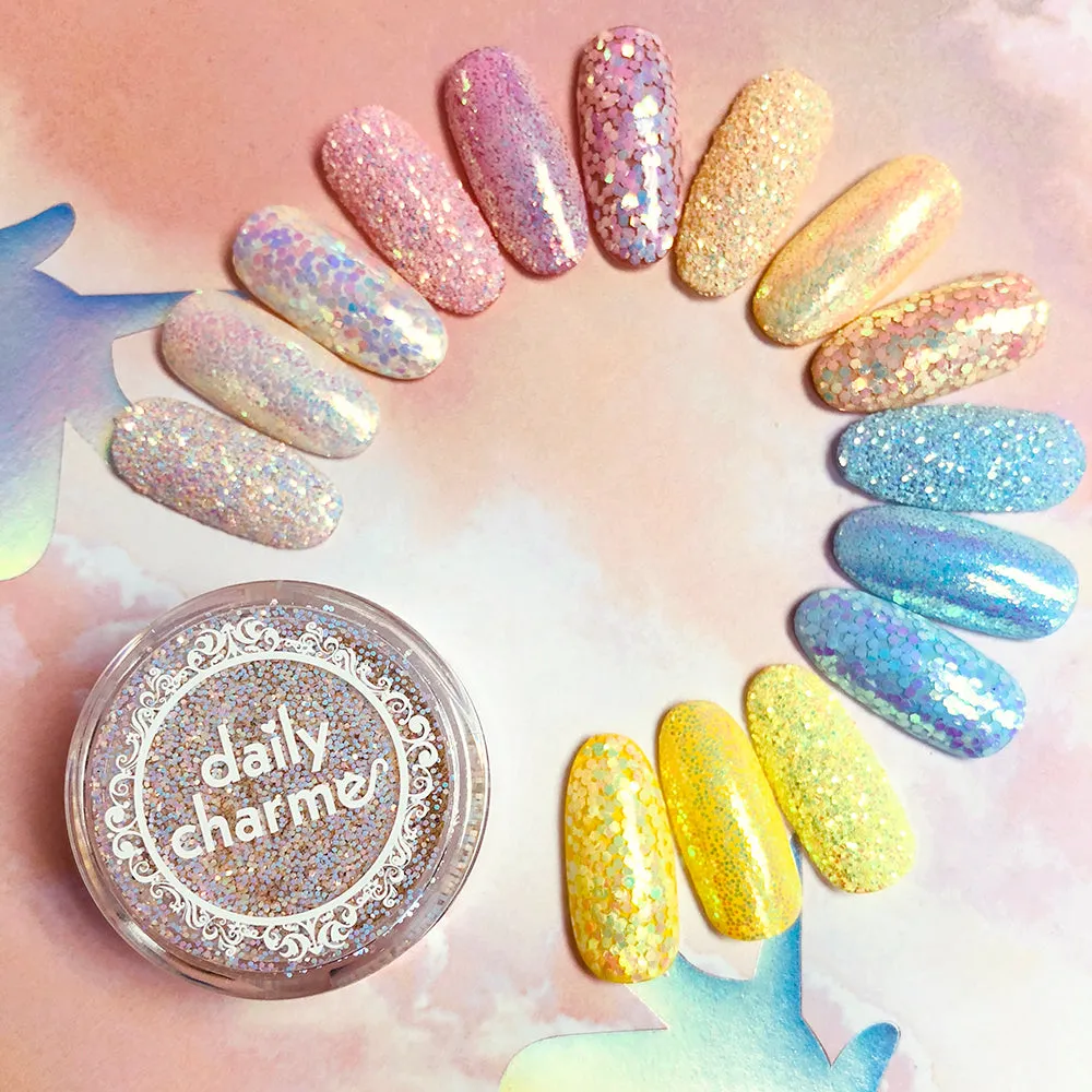 Pastel Iridescent Glitter / Strawberry Shortcake