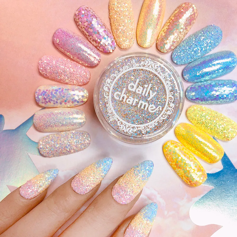 Pastel Iridescent Glitter / Strawberry Shortcake