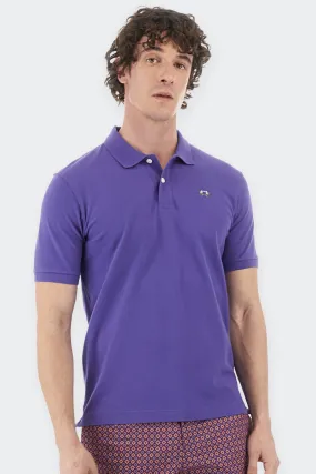 POLO BASIC IN PIQUET STRETCH ORIENT BLU