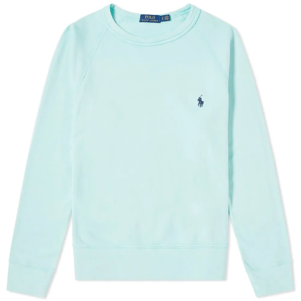 Polo Ralph Lauren Washed French Terry Crew SweatBayside Green