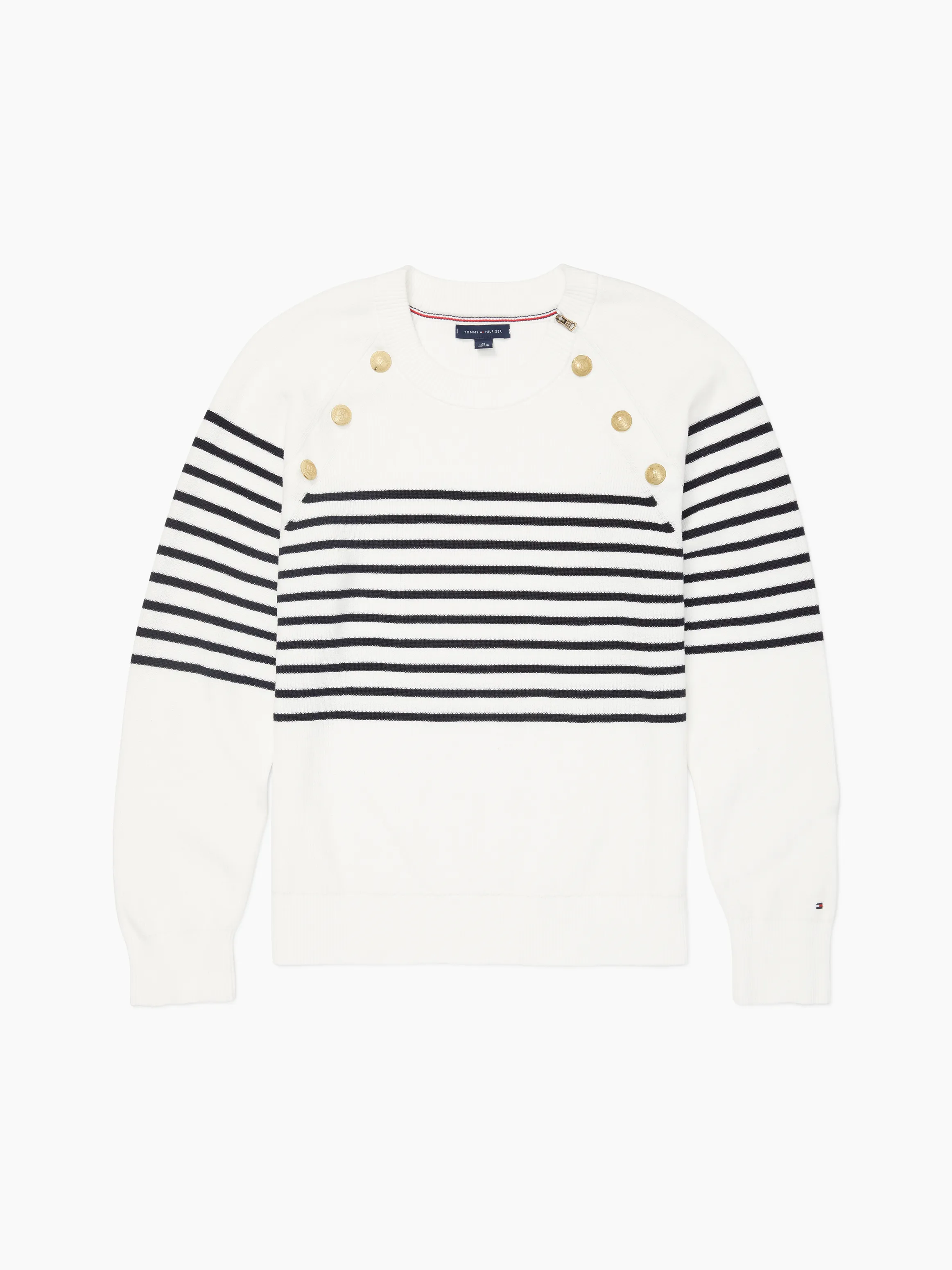 Port Access Stripe Crewneck | Adaptive Sweatshirts & Hoodies | Tommy Hilfiger