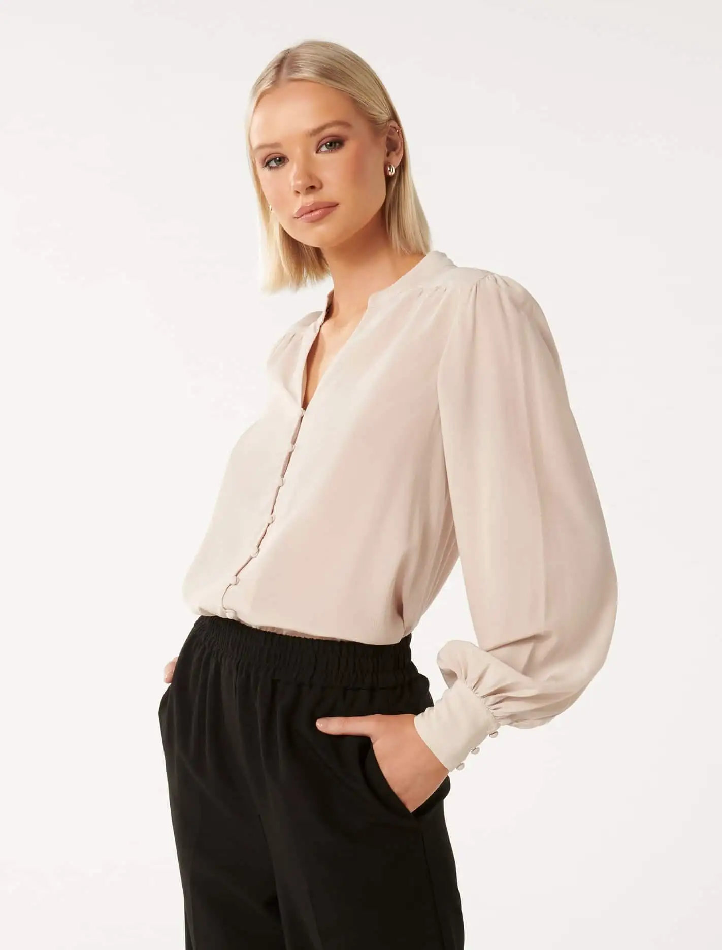 Premium Delia Silk Blouse