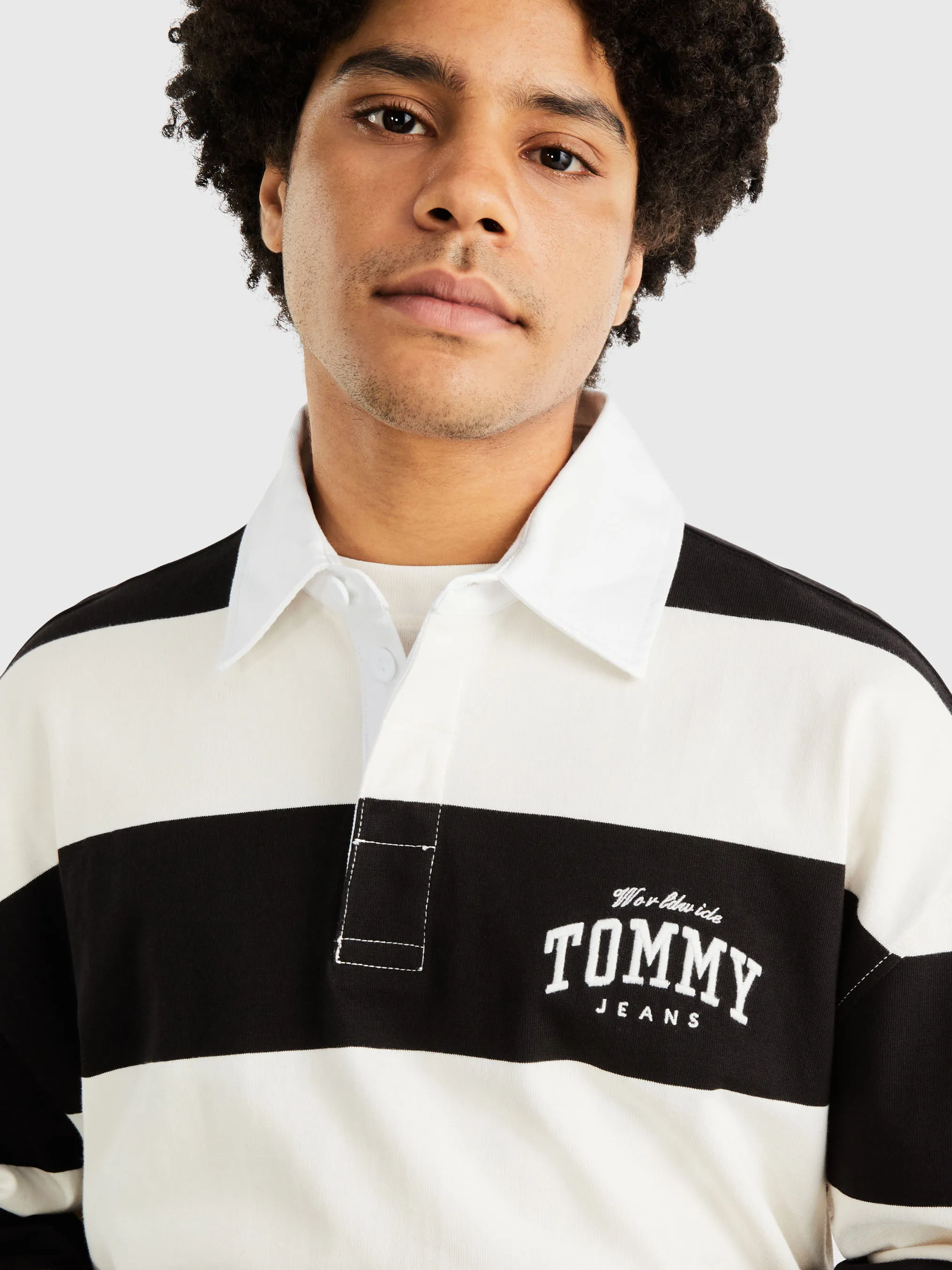 Relaxed Varsity Rugby Shirt | Sweatshirts & Hoodies | Tommy Jeans