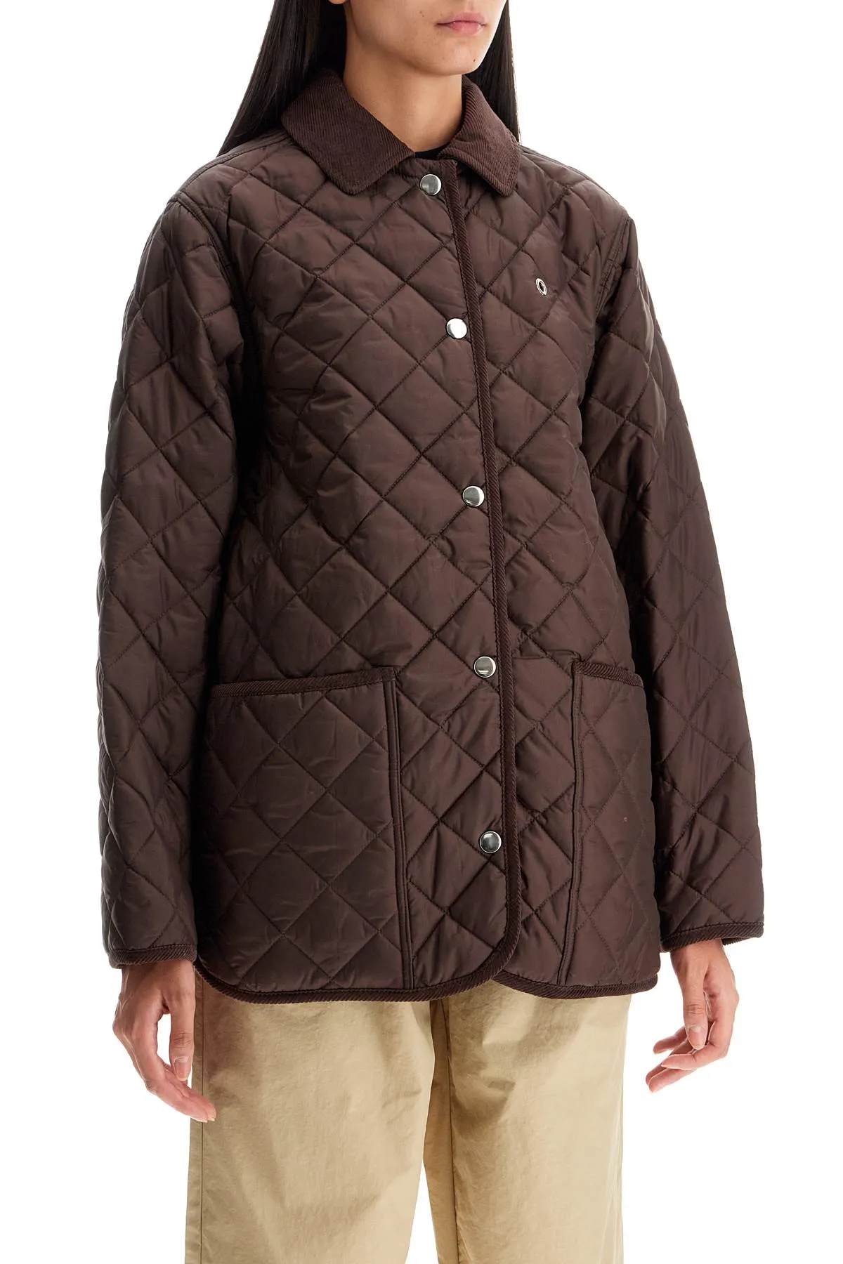 Saks Potts Aiden Quilted   Brown