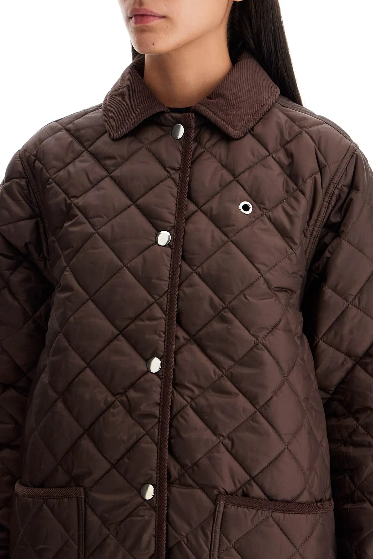 Saks Potts Aiden Quilted   Brown