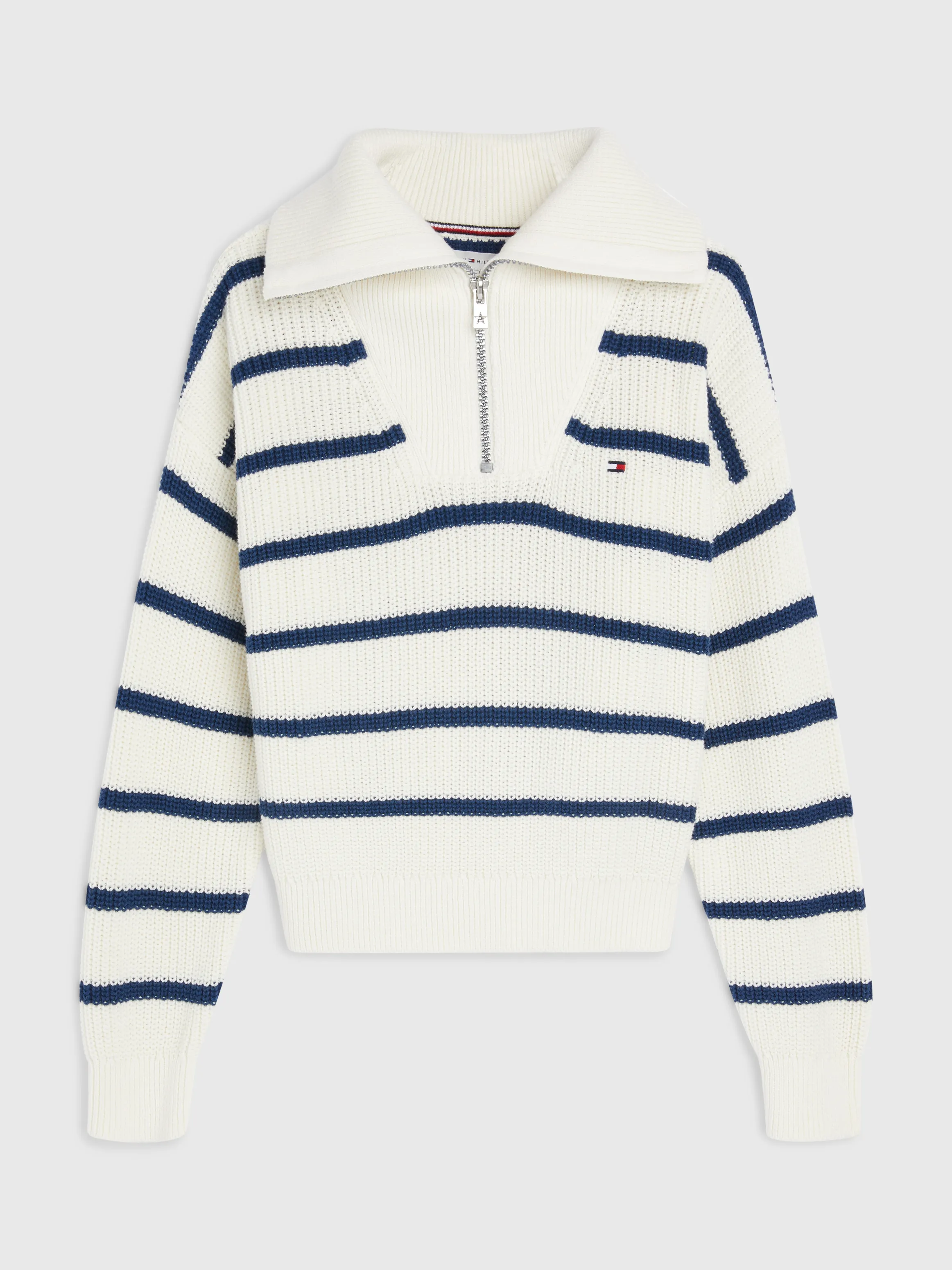 Stripe Half-Zip Jumper | Sweatshirts & Hoodies | Tommy Hilfiger