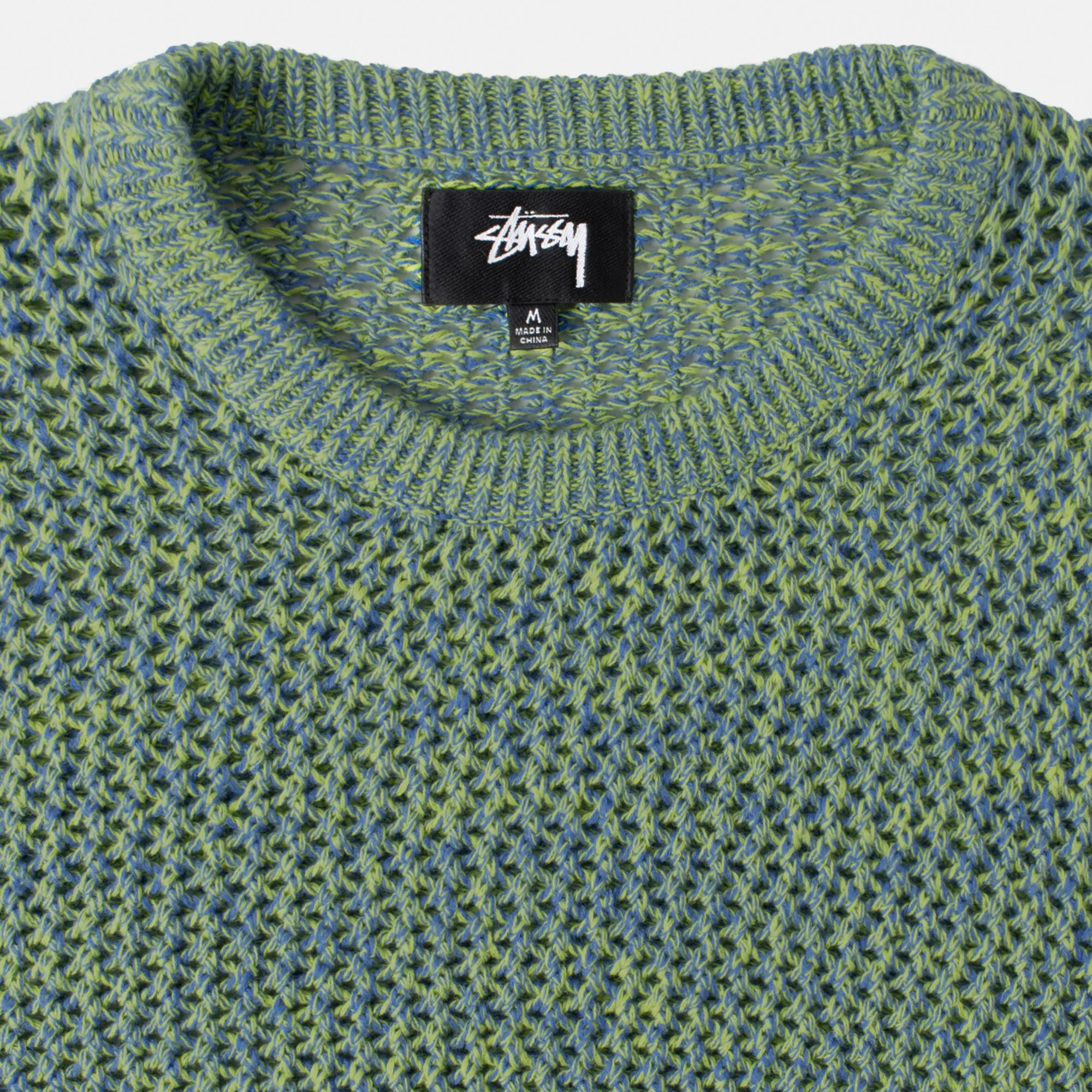 Stüssy - 2 Tone Loose Gauge Sweater - (Green)