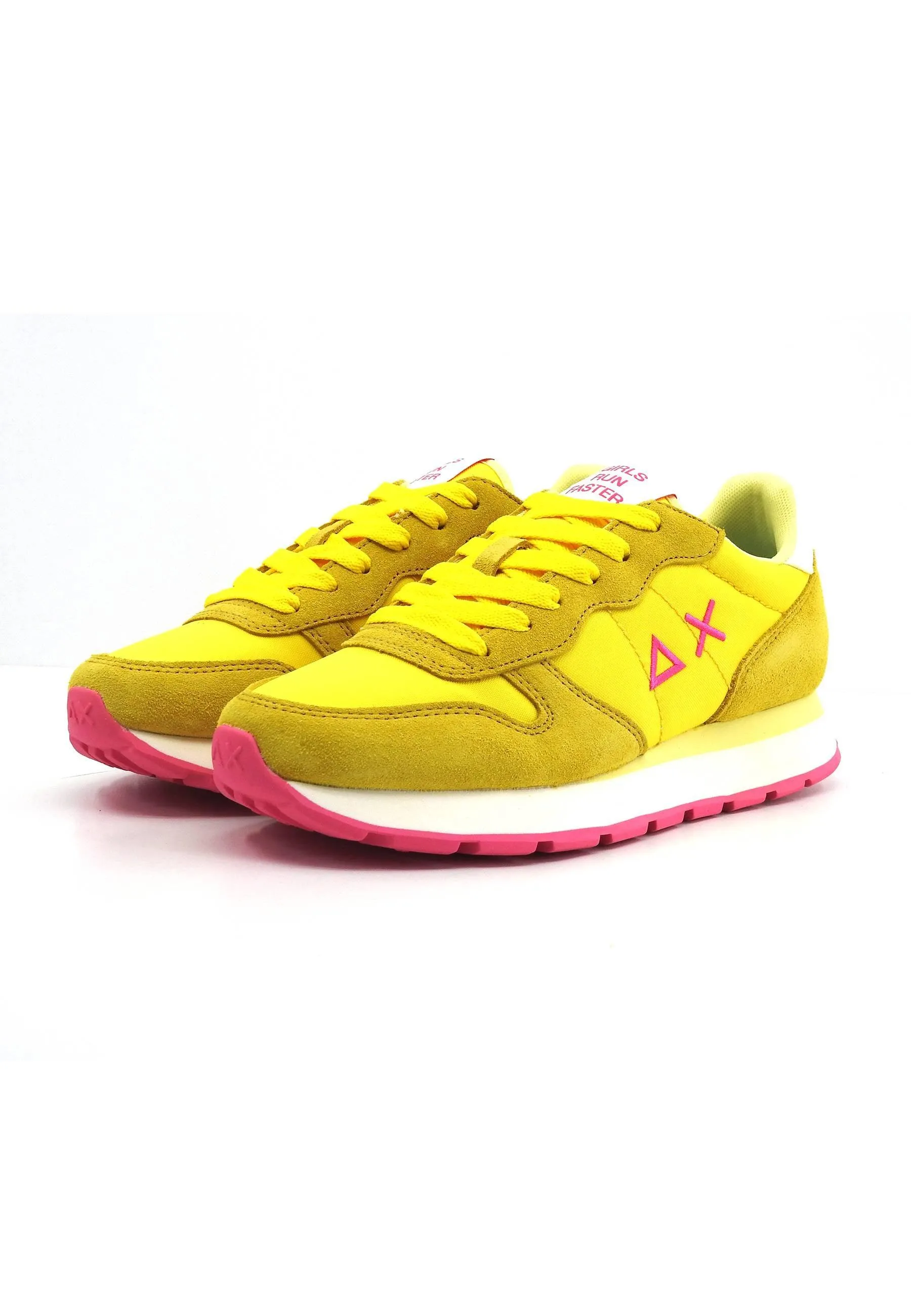 SUN68 Ally Solid Sneaker Donna Giallo Z34201