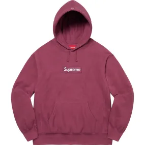 Supreme Box Logo Hooded Sweatshirt (FW21) Plum