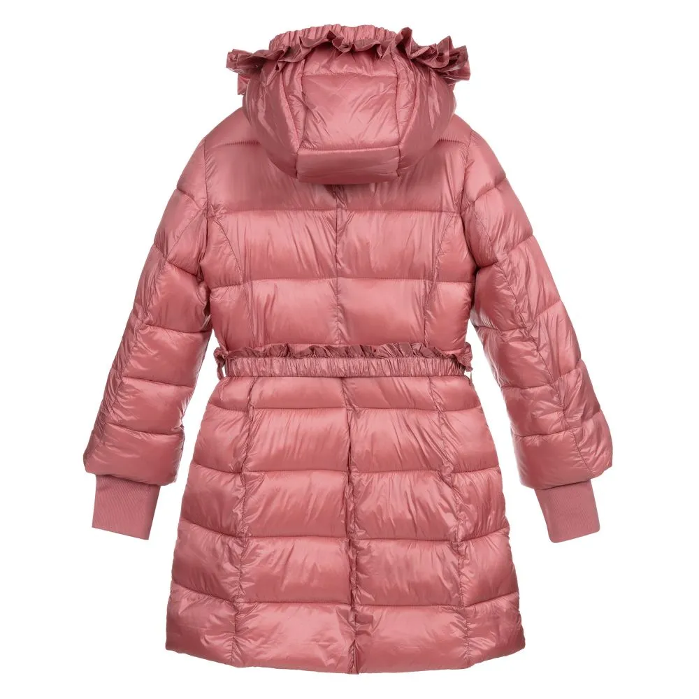 Teen Pink Puffer Coat