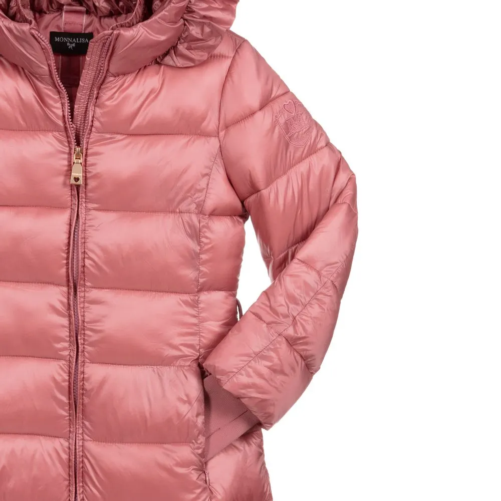 Teen Pink Puffer Coat