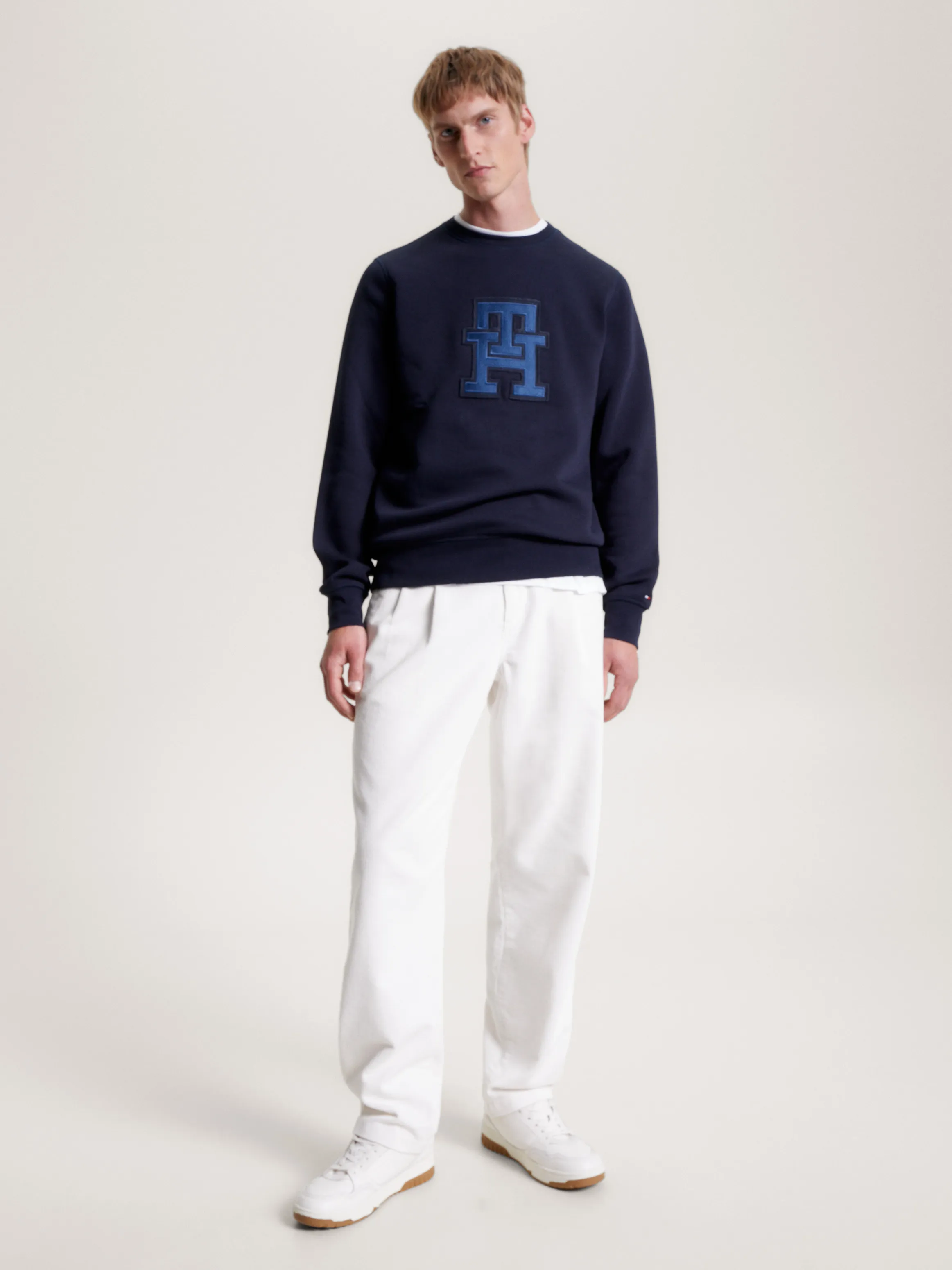 TH Monogram Applique Sweatshirt | Sweatshirts & Hoodies | Tommy Hilfiger