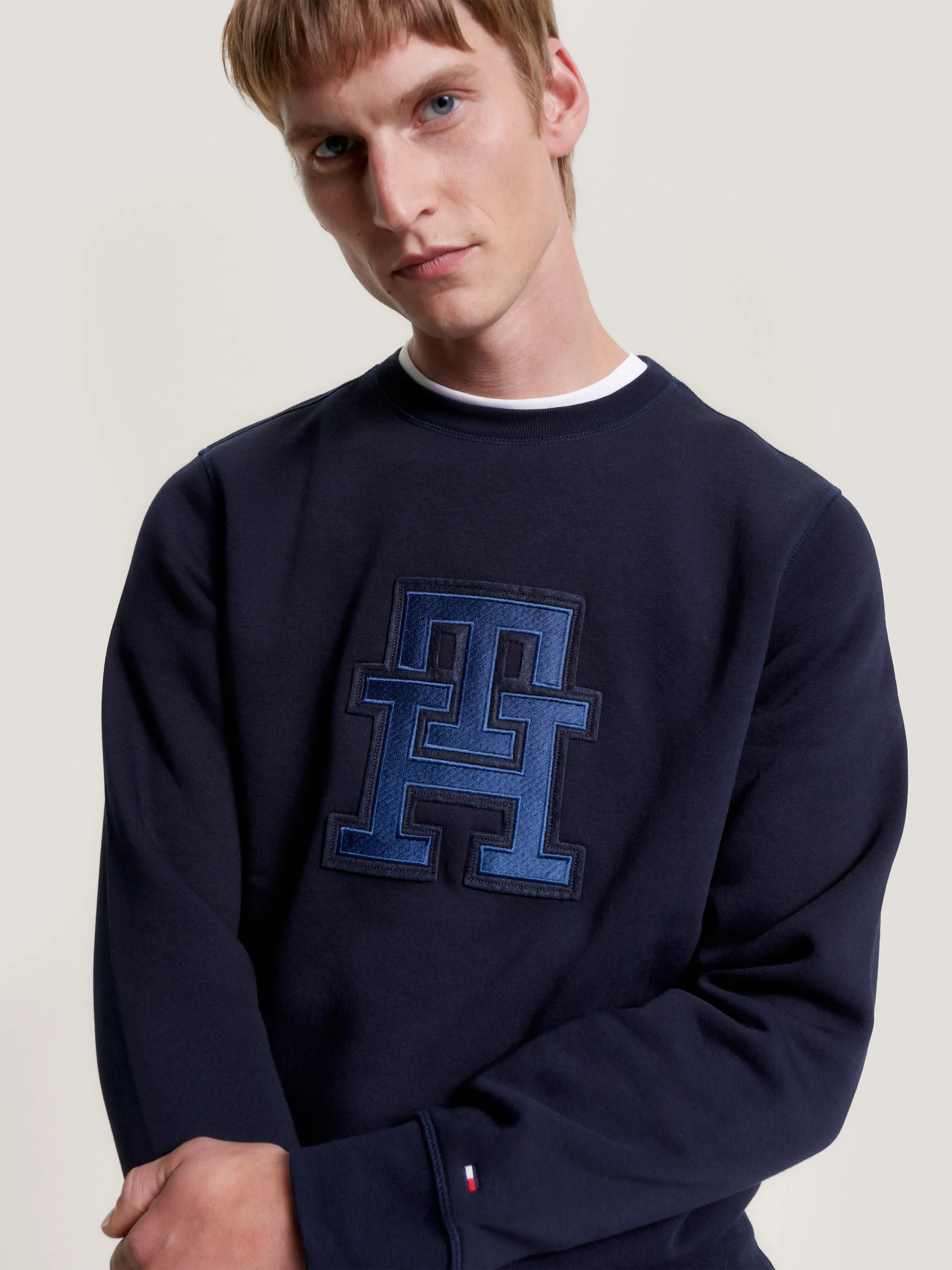 TH Monogram Applique Sweatshirt | Sweatshirts & Hoodies | Tommy Hilfiger