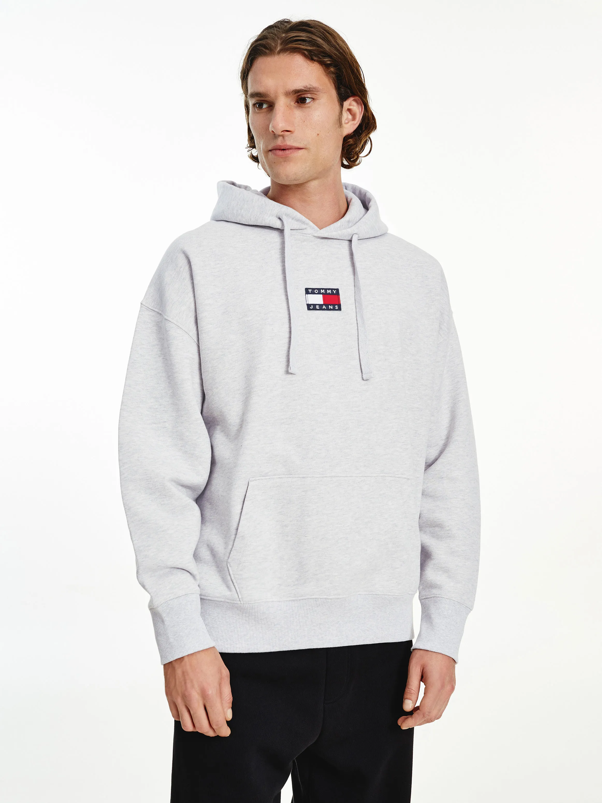 Tommy Badge Organic Cotton Hoodie |  Sweatshirts & Hoodies |  Tommy Hilfiger