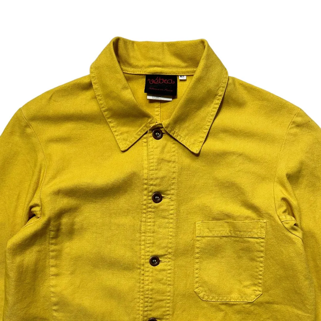 Vetra Yellow Workwear Chore Jacket