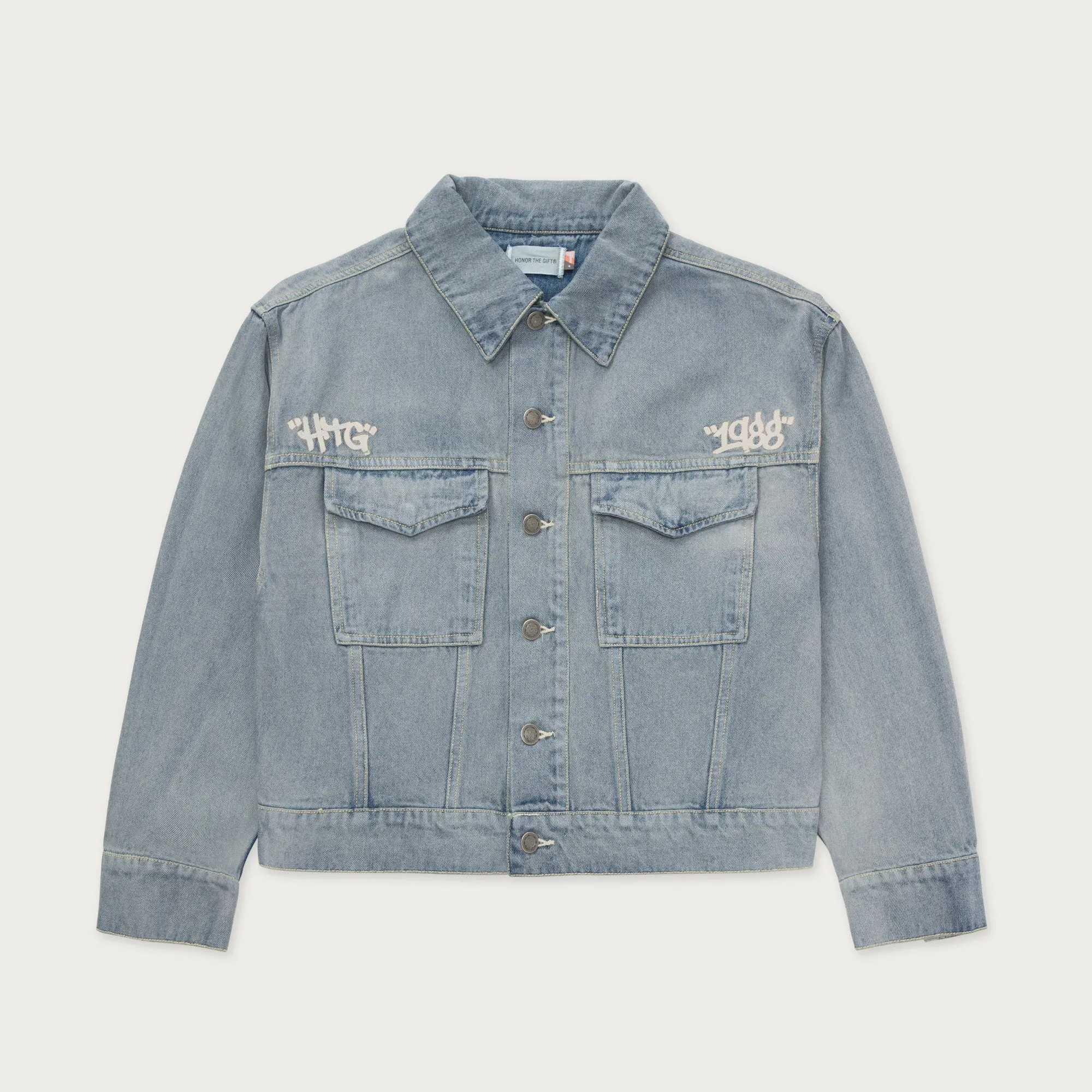 Womens Carpenter Jacket - Lt. Indigo