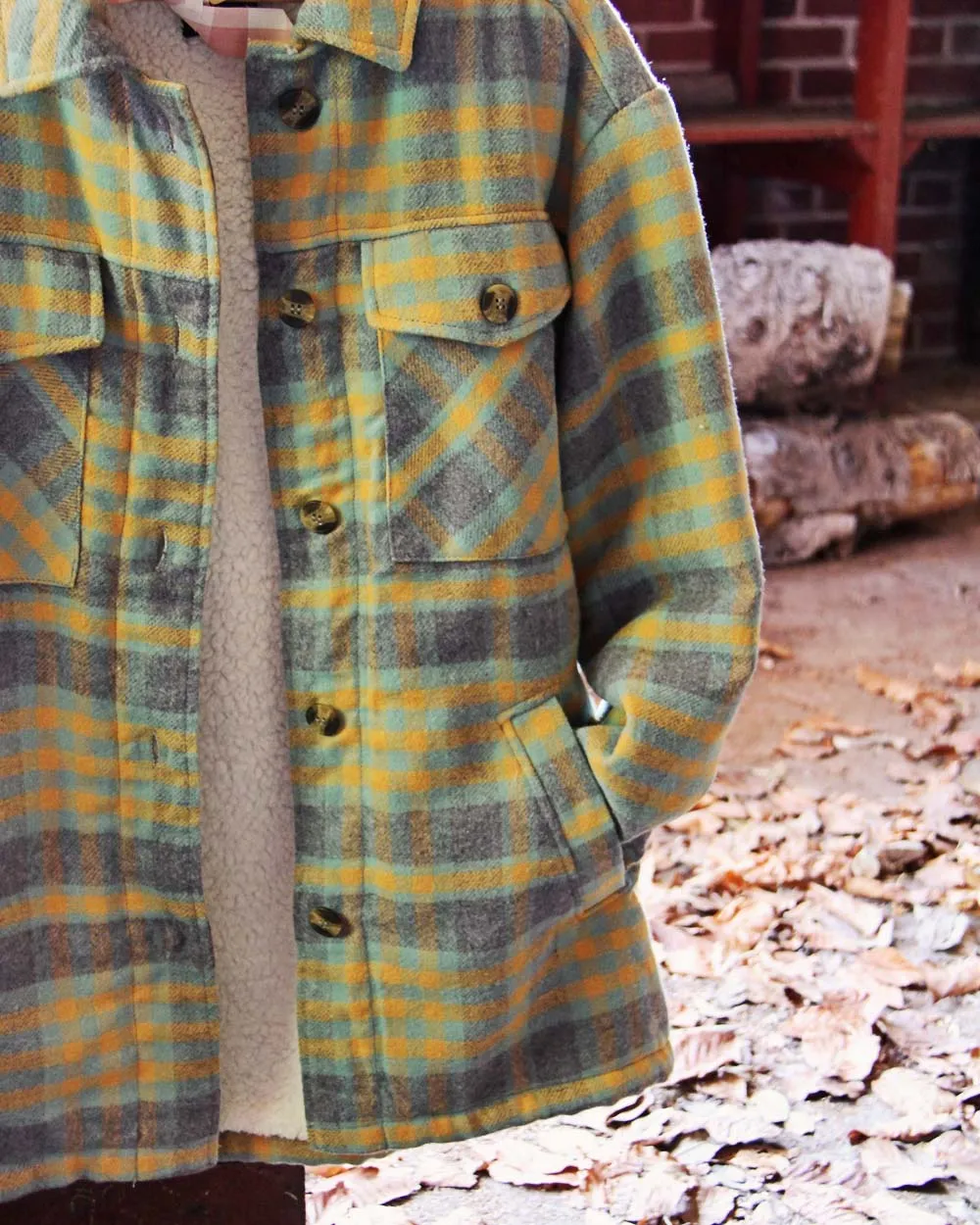 Wood Shed Shirt Jacket in Mint